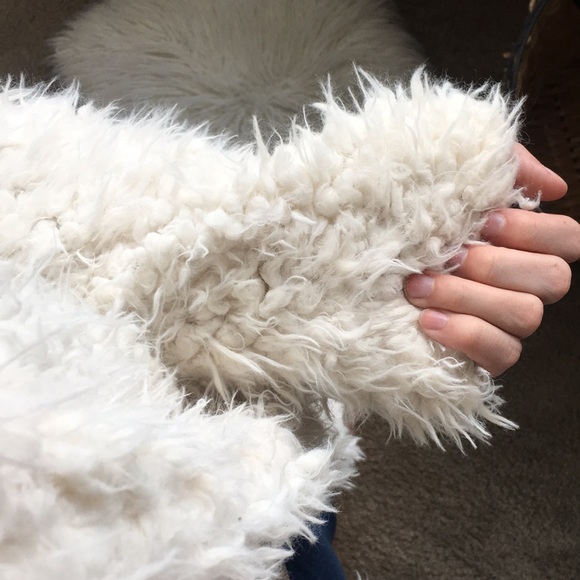 AMBIANCE/ plush faux fur jacket - Picture 8 of 8